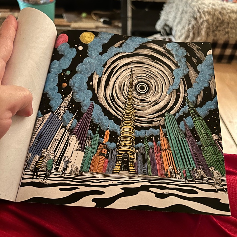 Colorful Cityscape Art Print